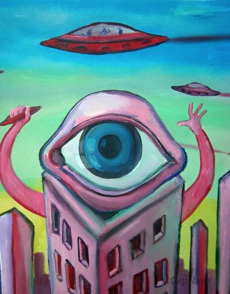 Manuel Rodriguez, Mars Attacks, Paintings For Sale, Acrylic On Canvas, Sculptor, Realism, Drawing Ideas, Surrealism, Mars