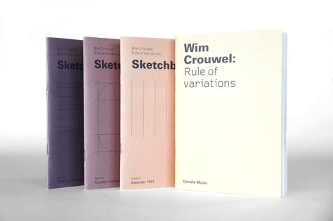 WIM CROUWEL – Rule of Variations on Behance Wim Crouwel, Graphic Book, Book Logo, Cover Journal, Good Color Combinations, Slogan Tshirt, Brand Kit, Editorial Layout, Notebook Design