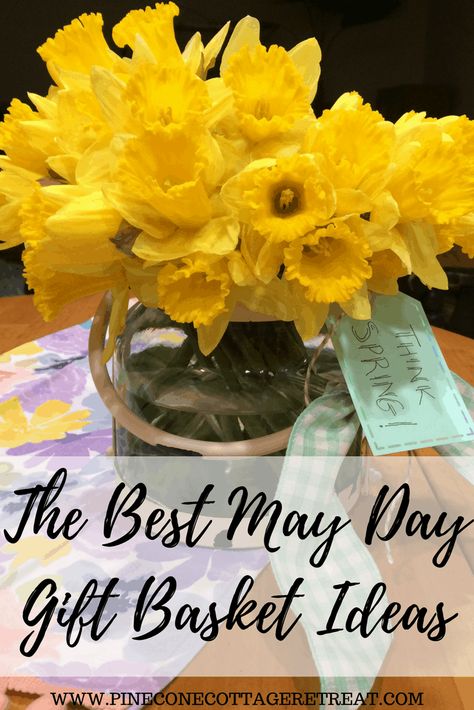 Here are some easy May Day Basket ideas for your friends. May Day Basket Ideas, May Day Traditions, May Baskets, May Day Baskets, Spring Basket, Cottage Retreat, May Days, Employee Appreciation Gifts, Happy May