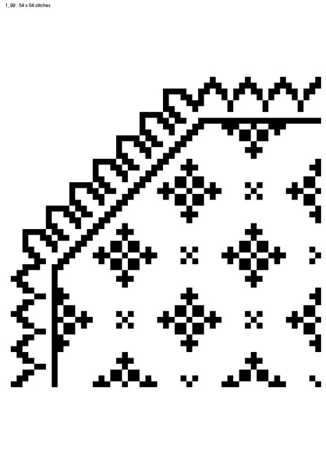 Cross Stitch Designs Pattern Ideas, Cross Stitch Graphic Design, Cross Stitch Black And White, Cross Stitch Motifs, Geometric Motif, Traditional Cross Stitch Motifs, Aztec Cross Stitch Pattern, Cross Stitch Designs Geometric Free Pattern, Geomatrical Patren Design Border