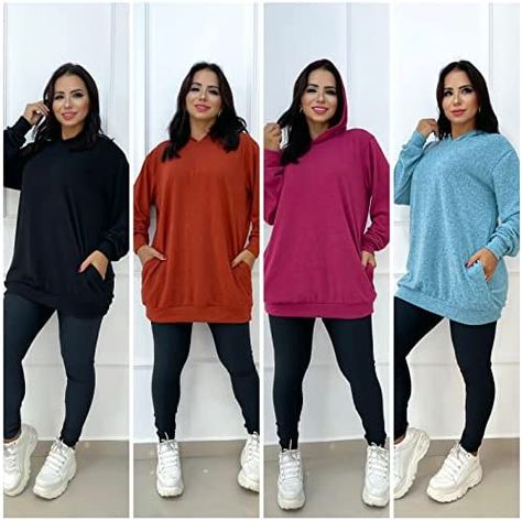 lusa Moletom De Frio Para o Inverno/Outono Forro Lã Confortável Aquecimento Blusinha Over Size, Magazine, Plus Size