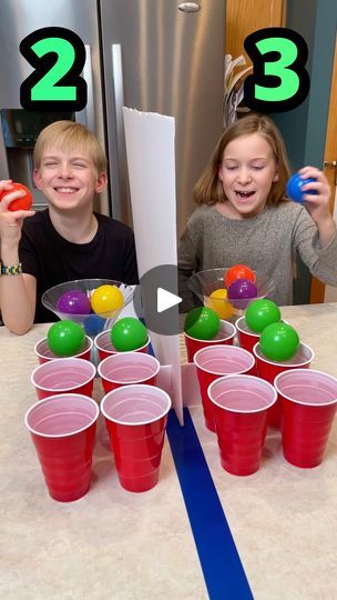 7.1M views · 109K reactions | Brother Sister Telepathy Game 😂 | Brother Sister Telepathy Game 😂  Kids play funny diy party game with cups. Loser gets an egg on their head.  This video was produced by Benson Crew,... | By Benson CrewFacebook Benson Crew Games, Benson Brothers Games, Funny Games For Kids, Diy Party Games, Easter Festivities, Games To Play With Kids, An Egg, Kids Play, Kids Videos