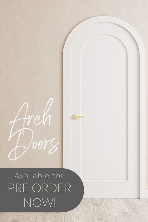 Coastal Style Interior Doors, Round Interior Doors, Arch Bedroom Door, Arch Interior Doors, Interior Arched Doors, Arched Bathroom Door, Arched Closet Doors, Arched Bedroom Door, Arch Doors Interior