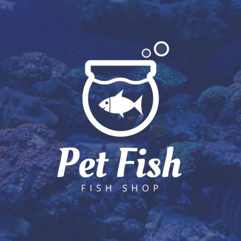 Aquarium Museum, Pictorial Logo, Pet Fish, Online Logo, Inspiration Art, Aquarium Fish, Pet Shop, Logo Templates, Illustration Art