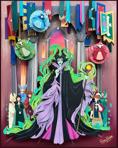 Sleeping Beauty Maleficent, New Paper, Disney Sleeping Beauty, Art Disney, Disneyland Paris, Maleficent, Disney And Dreamworks, Disney Animation, Disney Villains