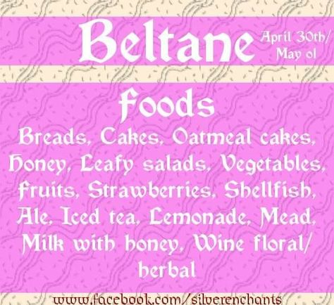 Beltane Food, Witches Wheel, Celtic Paganism, Wiccan Sabbats, Lunar Beauty, Pagan Festivals, Wiccan Magic, Eclectic Witch, Witchcraft Spell Books