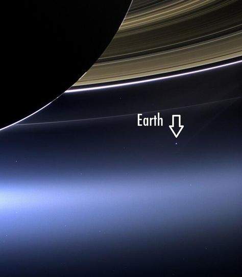 Cassini Saturn pic of Earth from 900 million miles away. Too cool. Saturn In 3rd House, Saturn 3rd House, Saturn In The 1st House, Saturn Real Photo, Facts About Saturn, Cassini Saturn, Love Everyone, Carl Sagan, The Final Frontier