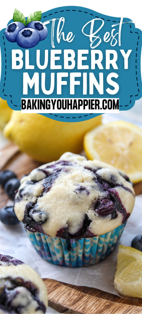 Best Blueberry Muffins, packed with blueberries and lemon in every bite! These delicious soft muffins are the perfect vegan healthy snack! Soft Muffins, Unique Cheesecake Recipes, Healthy Blueberry Muffins, Best Blueberry Muffins, Lemon Blueberry Muffins, Vegan Snack, Vegetarian Breakfast Recipes, Nutritious Smoothies, Healthy Vegan Snacks