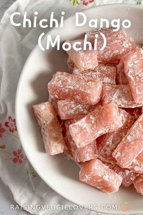 Chichi Dango Mochi Recipe, Mochi Desserts, Polynesian Recipes, Mochi Recipes, Korean Sweets, Japanese Dessert Recipes, Mochi Recipe, Milk And Sugar, Hawaii Food