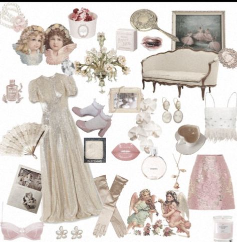 Angelcore outfit and inspo ♡ Angelcore Aesthetic Outfits, Angel Core Outfit, Angelcore Fashion, Angelcore Outfits, Rococo Outfit, Angelcore Aesthetic, Outfit Classy, Angel Outfit, Princess Core