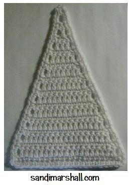 triangle crochet patterns | Isosceles Triangle Definition = A triangle with two equal sides. Large Crochet Triangle, Crochet Triangle Applique, Crochet Isosceles Triangle, Knit Triangle Pattern, Solid Granny Triangle, Crochet Triangle Pattern Diagram, Crochet Flat Shapes, Triangle Crochet Pattern Free, Crochet Teepee