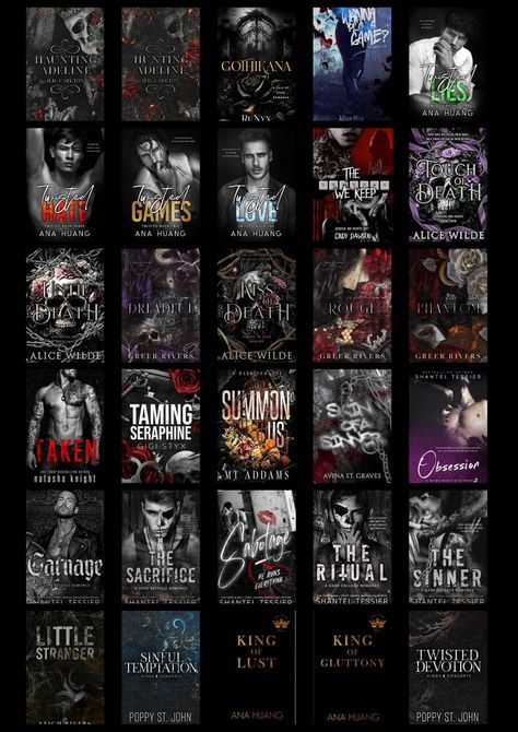 Dark Romance Book Covers Stickers for Journaling - Etsy Canada Dark Romance Checklist, Dark College Romance Books, Spicy Mafia Romance Books, Dark Academia Romance Books, Booktok Dark Romance, Books To Read Dark Romance, Dark Romance Recommendations, Dark Romance Book Covers, Best Dark Romance Books