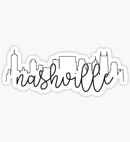 Cute Small Nashville Tattoos, Nashville Tennessee Tattoo Ideas, Nashville Tattoo Ideas Country Music, Nashville Tattoos, Nashville Screensaver, Nashville Tattoo Ideas, Nashville Skyline Drawing, Country Music Tattoos, Tennessee Tattoo