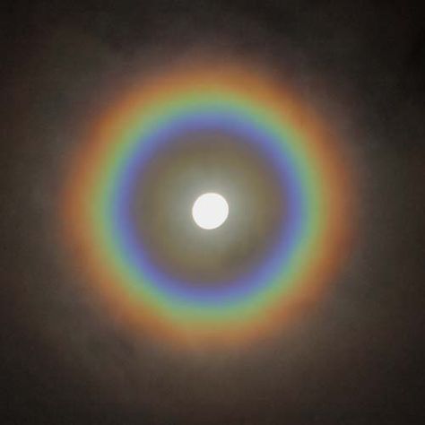 rainbow around the moon ...~♥~ Gemini Sun Capricorn Moon, Sun Capricorn, Rainbow Promise, Gemini Sun, Art Deco Paintings, Rainbow Photography, Capricorn Moon, Rainbow Aesthetic, Beautiful Moon