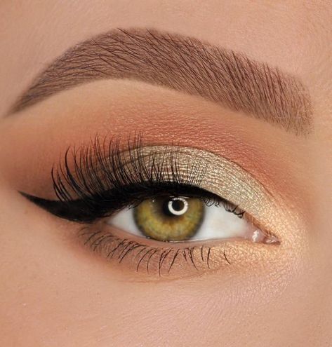 Anastasia Beverly Hills Nouveau, Cat Eyelashes, Lashes Short, Olive And Gold, Short Cat, Half Lashes, Halo Eye Makeup, Foil Eyeshadow, Eye Makeup Images