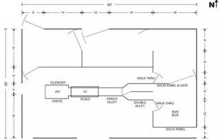 Bud Box concept reduces stress on cows and handlers. Small Temple Design, Cattle Barn Designs, Animal Fencing, Ranching Life, Cattle Pens, Cattle Facility, Pasture Management, Farm Fencing, Cattle Corrals