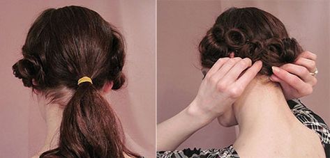 1920's Hairstyles for Long hair - Faux Bob | Glamour Daze Faux Bob For Long Hair 1920, 1920s Faux Bob Long Hair, 1920s Updo Tutorial, 1920s Hair Styles For Long Hair, 1920s Hair For Long Hair, 1920s Long Hairstyles Tutorial, Easy 20s Hairstyles For Long Hair, Flapper Hair Long, Flapper Long Hairstyles