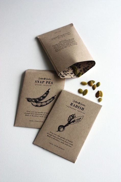 Packaging of the World: Creative Package Design Archive and Gallery: Rooftop Gardens Packaging (Student Project) Rooftop Gardens, Seed Packaging, Eco Packaging, Cool Packaging, Graphic Design Packaging, Tea Packaging, Packing Design, Student Project, Sustainable Packaging