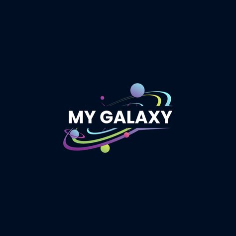 My Galaxy Logo Design | Modern Logo Design by Mamun islam Galaxy Logo Design Ideas, Mater Bed, Galaxy Logo Design, Galaxy Logo, Logo Design Modern, Space Logo, Tea Logo, Galaxy Theme, Corporate Image