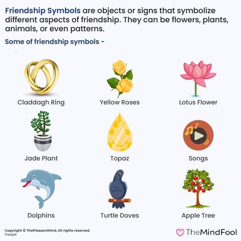 Friendship symbols can be objects, written phrases, animals, zodiac signs, plants, flowers, and jewels that represent a particular aspect of this relationship. Friendship Symbols Signs, Symbols For Friendship, Symbol For Friendship, Symbols Of Friendship, Friend Symbol, Mlp Custom, Symbol Of Friendship, Magical Symbols, Small Wave Tattoo