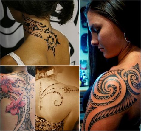 Maori Tattoos für Frauen - Bedeutung der Symbole und coole Ideen Maori Tattoo Frau, Tattoo Frau, Stammestattoo Designs, Borneo Tattoo, Filipino Tattoos, Maori Tattoos, Gangsta Tattoos, Polynesian Tattoo Designs, Cross Tattoo For Men