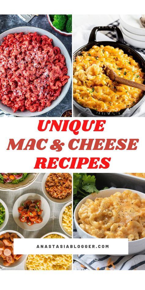 Dessert Mac And Cheese, Unusual Mac And Cheese, Carne Asada Mac And Cheese, Mac And Cheese Recipe Loaded, Mac And Cheese Recipe Fancy, Mac And Cheese Different Ways, Mac N Cheese Flavors, Mac And Cheese Unique, Flavored Mac And Cheese