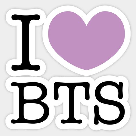 I love BTS typography made for ARMY!Get the merchandise for family member, sister, brother, friend, bestfriend, girlfriend or boyfriend as a gift or birthday present -- Choose from our vast selection of stickers to match with your favorite design to make the perfect customized sticker/decal. Perfect to put on water bottles, laptops, hard hats, and car windows. Everything from favorite TV show stickers to funny stickers. For men, women, boys, and girls. Bts Design Ideas, Cute Stickers Bts, Bts Stickers Printable, Bts Kdrama, I Love Kpop, Bts Design, Sticker Bts, Stickers Bts, Bts Sticker