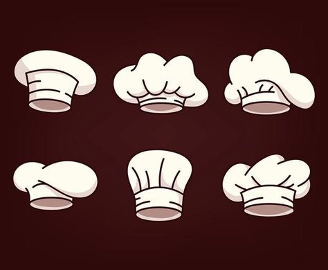 Chef Hat Illustration Chef Illustration Art, Chef Illustration Drawing, Hip Hop Cookies, Chef Hat Illustration, Chef Hat Drawing, Anime Chef, Chef Illustration, Chef Character, Cartoon Objects