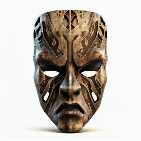 Photo scary wooden ritual african mask i... | Premium Photo #Freepik #photo #african-mask #tiki-mask #tiki #statue Ritual Mask, Wood Mask Art, Wooden Masks, Wooden Mask, Wooden Mask Fantasy Art, African Mask, Wooden Masquerade Mask, Wooden Mask Art, Traditional African Clothing