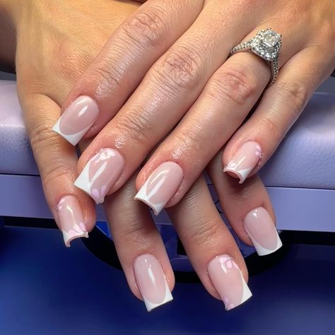 Short Gel-X Nails 💅🏽🥹🤍 ~ 📍10580 115 St NW Edmonton, AB 💜Link in BIO to BOOK 📖 💜DM to ORDER Custom pressies 💅🏽 💜 DM to ORDER Cuticle oil brush pens🖌️ ~ ~ ~ ~ ~ ~ Edmonton Nail Technician, Hand-drawn Nail Art, Short Nails, French Tip Nails, Gel-X Nails, Classy Nails, White Nail Design, #edmontonnailtech #yegnailsalon #yegnails #edmontonnails #gelxnailtech #gelxnailart #gelxnail #shortnailinspo #shortnailsrock #shortnaildesigns #whitenailart #whitenailpolish #whitenailsdesign #gelxextensions #g... Short Nails French Tip, Short Nails French, Nail Art Short Nails, Nail Art Short, White Nail Design, Nails French Tip, Nails Classy, White Nail Art, Oil Brush