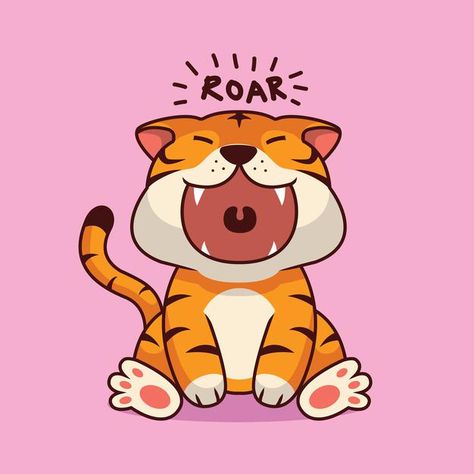 Tiger Roaring Drawing, Wallpaper Tiger, Tiger Roar, Angry Tiger, Tiger Roaring, Baby Tigers, Kitten Wallpaper, Tiger Drawing, Tiger Wallpaper