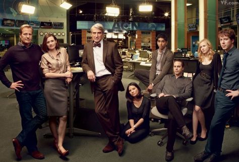 Love this show!! John Gallagher Jr, Thomas Sadoski, Sam Waterston, Alison Pill, John Bradley, Liam Cunningham, The Newsroom, Annie Leibovitz, Olivia Munn