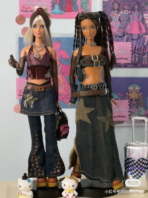 Barbie Restyle, Doll Restyle, Barbie 2000, Custom Barbie, Bratz Inspired Outfits, Cute Nike Outfits, Custom Monster High Dolls, Doll Clothes Barbie, Barbie Fashionista