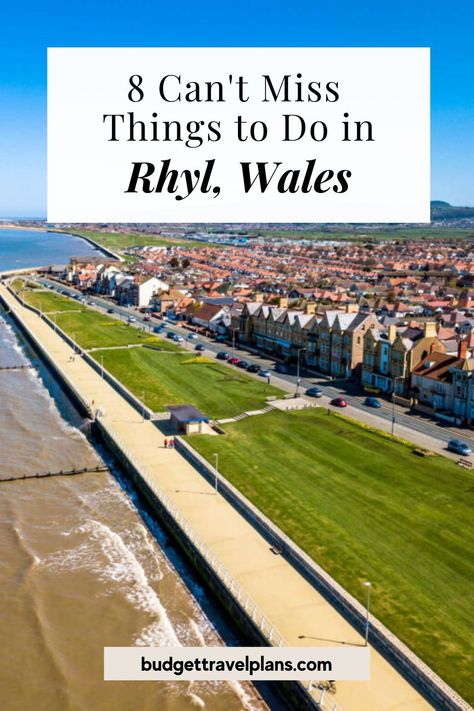 8 fun things to do in Rhyl, Wales. Your Rhyl, Wales travel guide. Wales travel, UK travel Rhyl Wales, Northern Wales, British Holidays, Wales Holiday, Wales Travel, Visit Wales, Artificial Lake, Travel Uk, Wales Uk