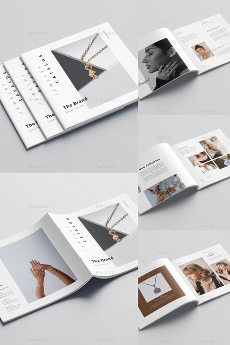 Brochure Design Jewelry, Jewelry Lookbook Layout, Jewelry Catalog Design Layout, Coffee Table Book Layout, Catalog Jewelry, Coffee Table Book Design, Art Core, Catalog Design Layout, Product Catalog Template