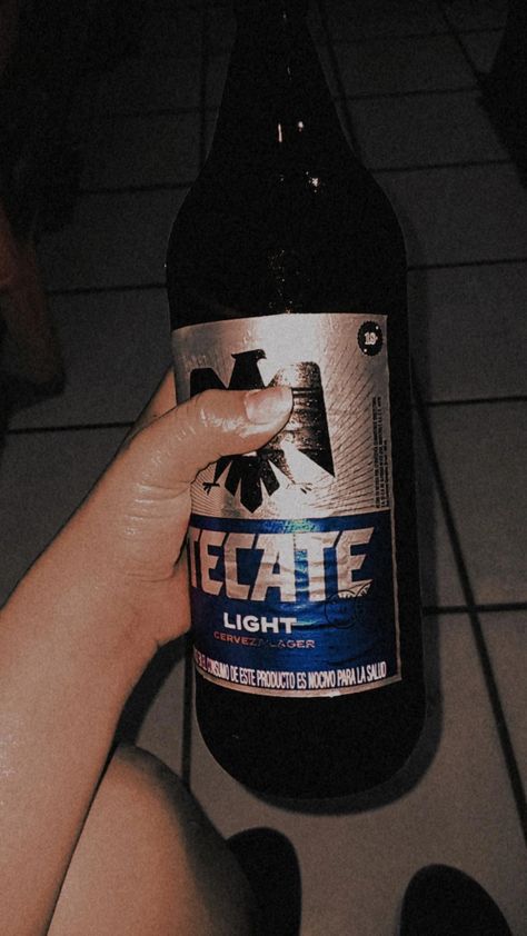 Tecate Light, Beer Bottle, Beer, Drinks