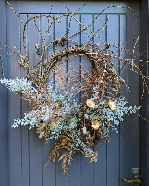 At Snapdragon, the lead up to Christmas means many regular customers are starting to think about ordering wreaths. Have you ever thought of an everlasting wreath? Here is a stunning everlasting wreath created by our head florist, Amalia, using dried foliage and branches. A beautiful example! Stop by the shop or give us a call if you’re just as impressed by this creation as we are. #edinburghflorist#flowershop#bruntsfield #edinburghflorist #snapdragonedinburgh#theflowershopkeepers#doorwrea... Everlasting Christmas Wreath, Everlasting Wreath, Dried Foliage, Wreath Ideas, Instagram Inspo, Flower Shop, Christmas Wreath, Florist, Christmas Wreaths