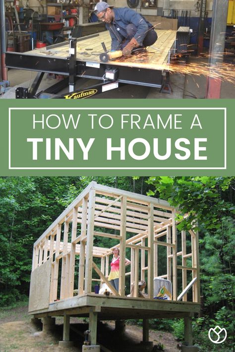 Diy Tiny House, Tiny House Nation, Building A Tiny House, Home On Wheels, Tiny House Inspiration, Building Process, Tiny Cabin, Tiny House Movement, Tiny House Cabin