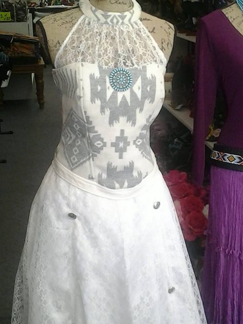 Wedding dress #2 Traditional Dresses Native American, Navajo Wedding Dress, Native American Prom Dress, Indigenous Wedding Dress, American Traditional Wedding, Native Wedding Dress, Native American Wedding Dresses, Indigenous Wedding, Native American Wedding Dress