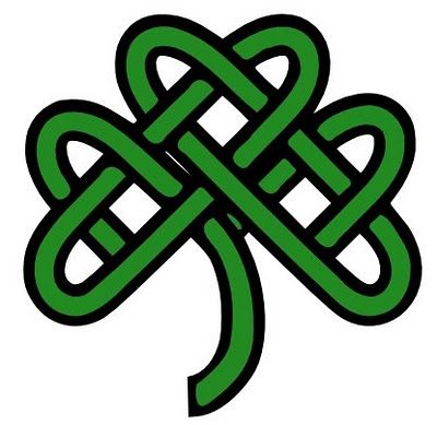 Shamrock celtic knot design Shamrock Tattoos, Celtic Shamrock, Mystic Symbols, Clover Pattern, Irish Tattoos, Quilting Templates, Irish Eyes, Celtic Patterns, Celtic Knotwork