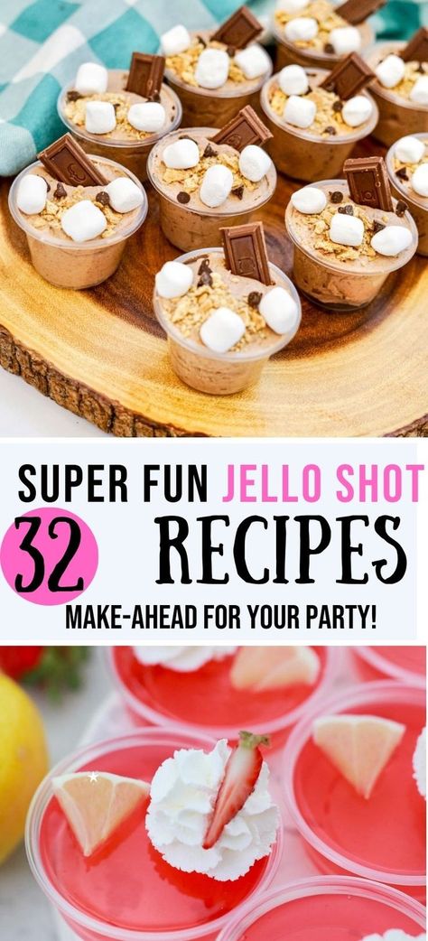 Jello shot recipes for summer Dessert Jello Shots, Cool Jello Shots, Labor Day Jello Shots, Shot Ideas Alcohol, Disco Jello Shots, Sour Patch Jello Shots, Pool Party Jello Shots With Gummy Bears, Edible Glitter Jello Shots, Paloma Jello Shots