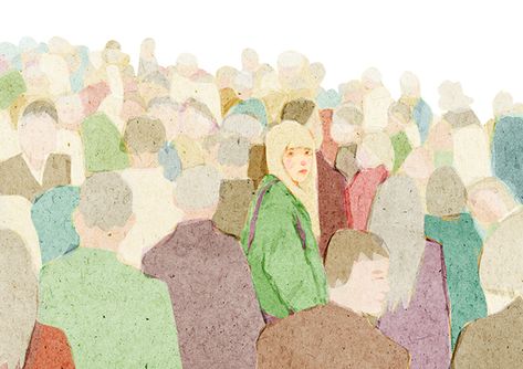 Crowd on Behance Crowd Aesthetic, Crowd Drawing, Arte Indie, Wallpaper Laptop, Desktop Wallpapers, Art And Illustration, Art Plastique, 그림 그리기, Art Sketchbook