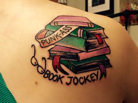 Tattooed Librarians & Archivists Librarian Tattoo, Library Tattoo, Student Supplies, Job Humor, Literary Tattoos, Moon Rituals, Arts And Crafts For Adults, I Graduated, Graduation Presents