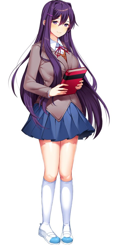 Doki Doki Literature Club, Doki Doki, Literature Club, Purple Hair, Literature, Purple, Hair, Anime