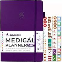 Medical Expense Tracker, Medical Notebook, Medical Planner, Doctors Appointment, Record Organizer, Health Diary, Purple Office, Medication Log, Medical Journal