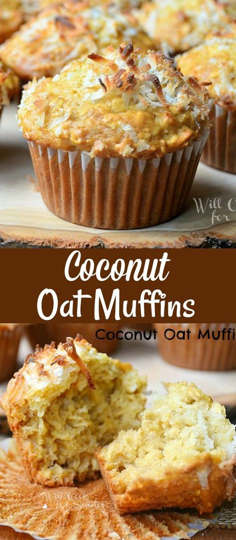 Oat Muffins Healthy, Coconut Muffin Recipes, Cookies Pudding, Butter Zucchini, Burger Homemade, Coconut Flour Muffins, Cranberry Chocolate, Breakfast Muffin, Chicken Keto