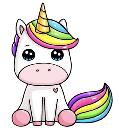 Animated Unicorn, Cute Drawing Images, Unicorn Picture, Unicorn Images, Unicorn Drawing, Easy Drawing Steps, Unicorn Pictures, Cartoon Unicorn, Meaningful Drawings