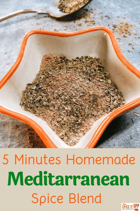 Homemade Mediterranean Seasoning, Seven Spice Blend, Mediterranean Seasoning Diy, Tandori Spice Blend, Mediterranean Spices Blend, Mediterranean Spice Blend Recipes, Mediterranean Herbs And Spices, Mediterranean Diet Seasonings, Mediterranean Seasoning Recipes