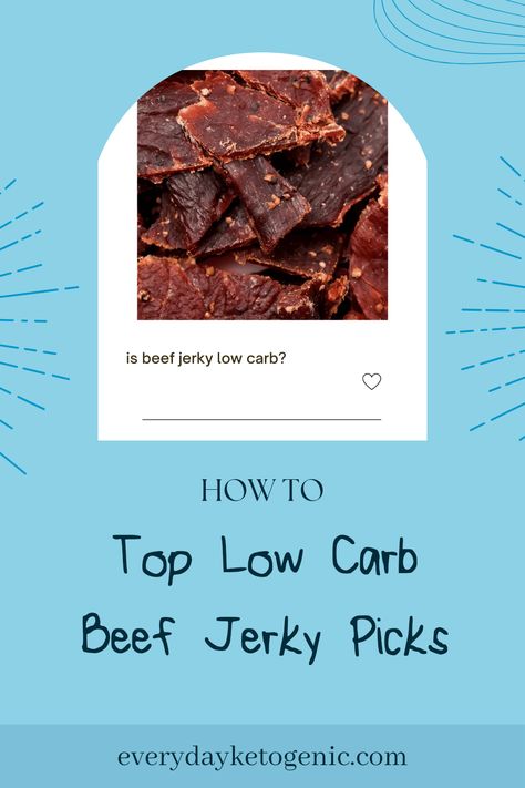 Are you curious if beef jerky fits your low carb or Keto lifestyle? You're in the right place! Discover our favorite low-carb beef jerky brands along with an easy-to-follow homemade recipe that will satisfy your cravings. Learn the secrets of selecting the best high-quality, protein-packed jerky that complements your diet perfectly. This guide is keen on all things beef jerky, ensuring you stay healthy without missing out on delicious flavors. Your new snack obsession awaits! Carnivore Jerky Recipe, Jerky Marinade, Homemade Jerky, Jerky Recipe, Beef Jerky Recipes, Jerky Recipes, Keto Lifestyle, Homemade Recipe, Beef Jerky