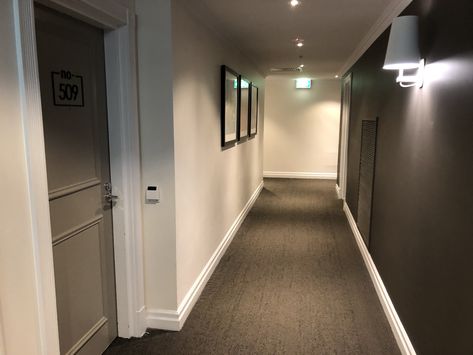 Apartment Corridor Design, Condo Hallway, Apartment Building Hallway, Building Hallway, Apartment Corridor, Lobby Designs, Boston Neighborhoods, Hallway Paint, Corridor Design